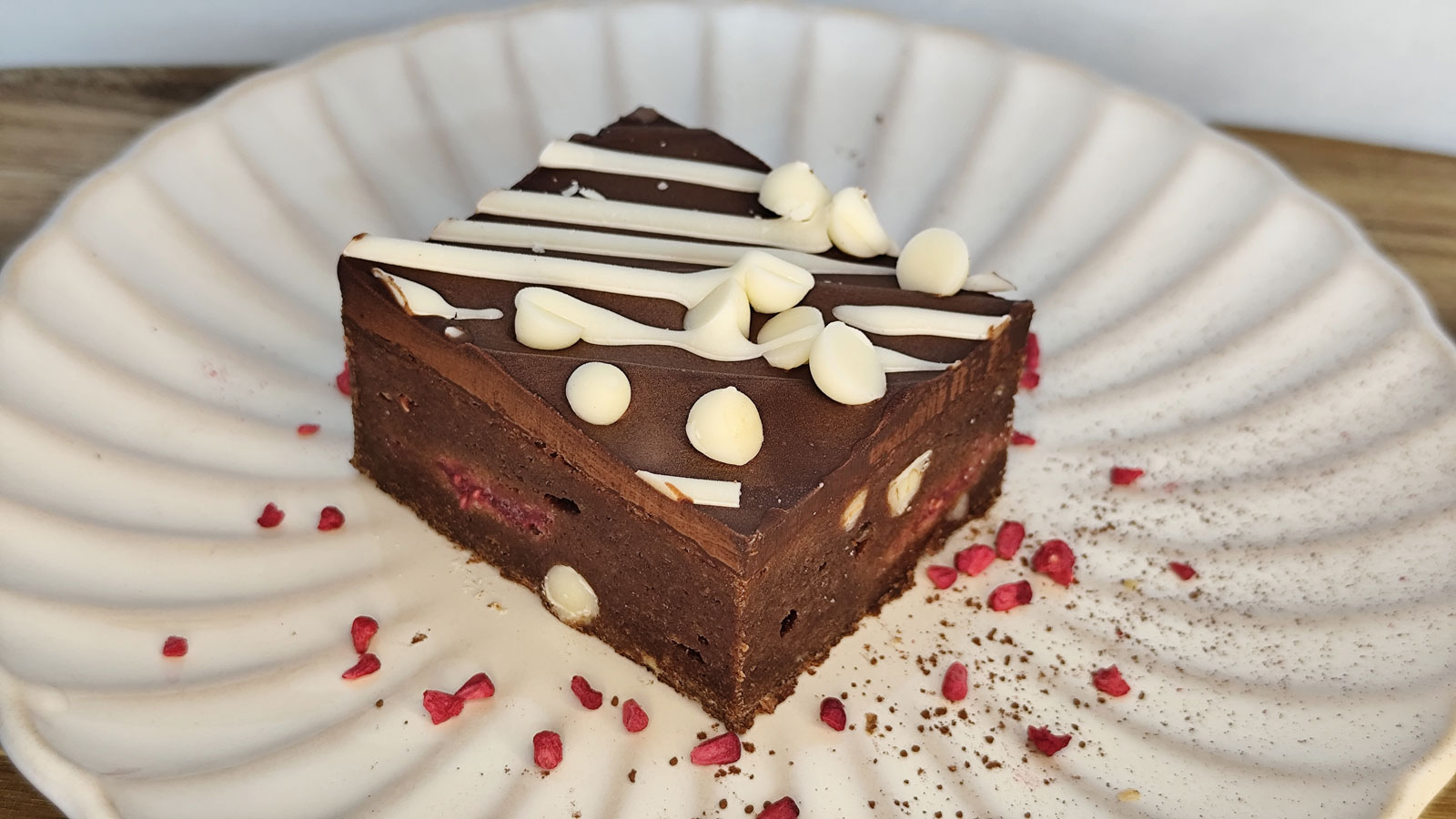 Chocolate Raspberry Brownie