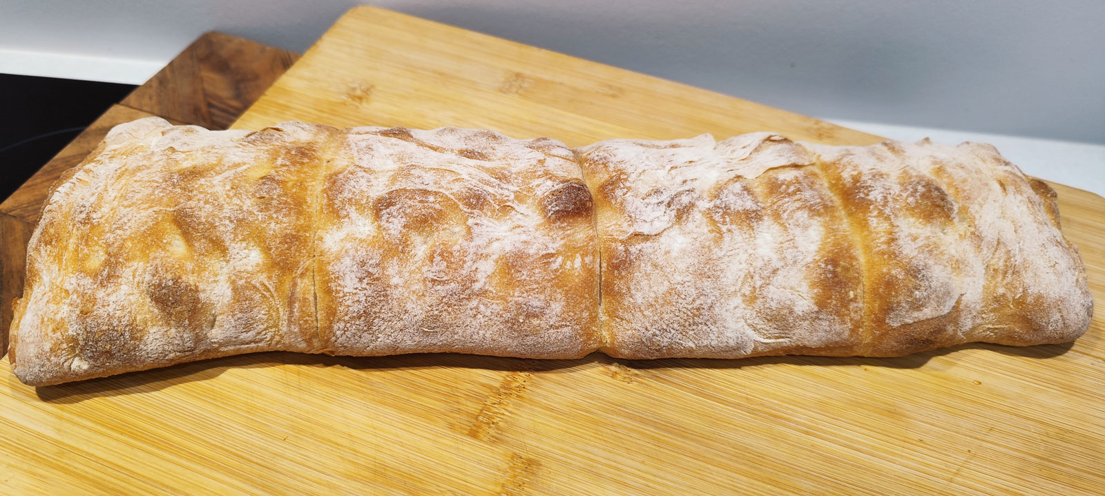 Ciabatta Bread, portioned