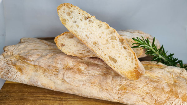 Ciabatta Rectangle Bread Bar