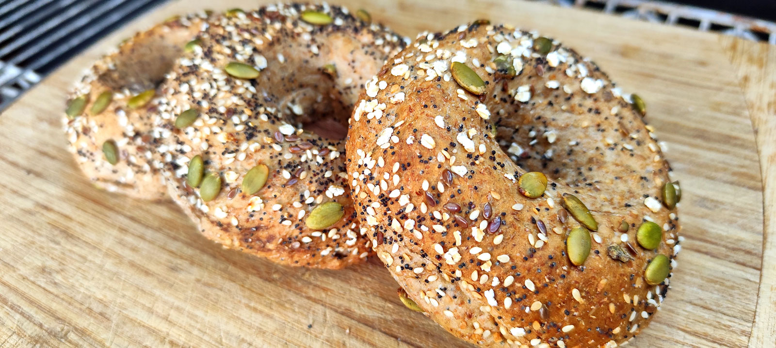 Multigrain Bagel, sliced