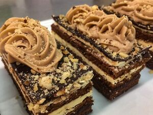 Hazelnut Chocolate Slice