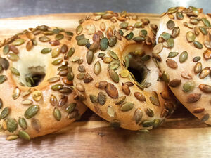 Pumpkin Seed Bagel